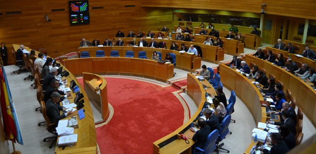 O Pleno do Parlamento aproba a Lei de Orzamentos da Comunidade Autónoma de Galicia para 2015